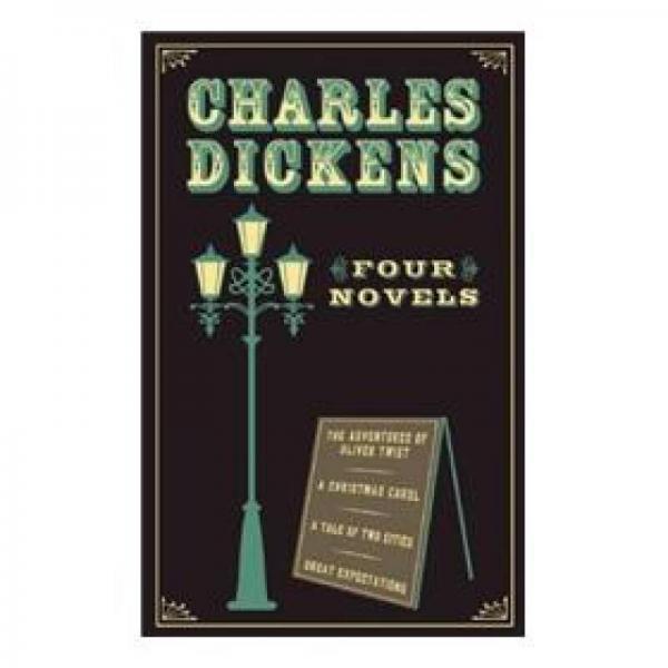 Charles Dickens: Four Novels [Leather Bound]