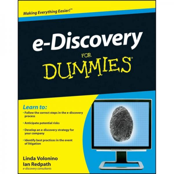 e-Discovery For Dummies[网络发现手册]