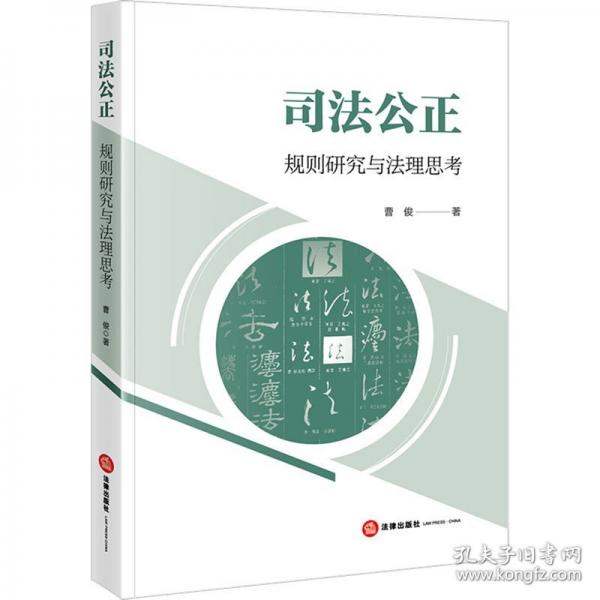 司法公正 规则研究与法理思考