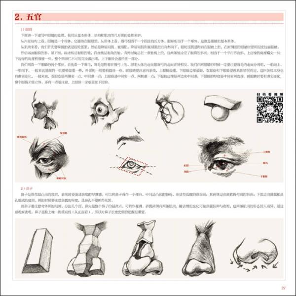 美术大讲堂人物速写临摹范本
