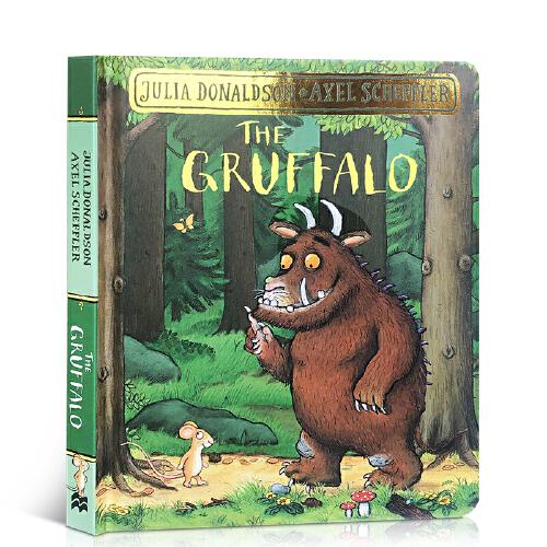 英文原版 The Gruffalo 咕嚕牛 紙板書 兒童繪本 大王茱莉亞作品 插畫大師阿克塞爾作品經(jīng)典兒童繪本故事