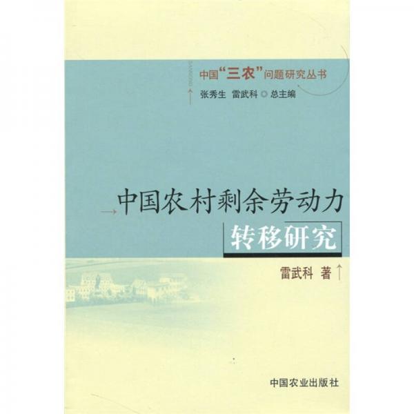 中國農(nóng)村剩余勞動(dòng)力轉(zhuǎn)移研究