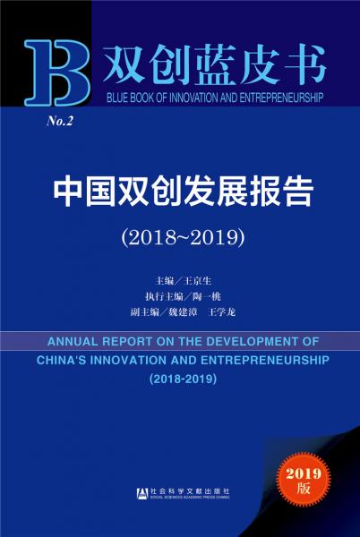 双创蓝皮书：中国双创发展报告（2018~2019）
