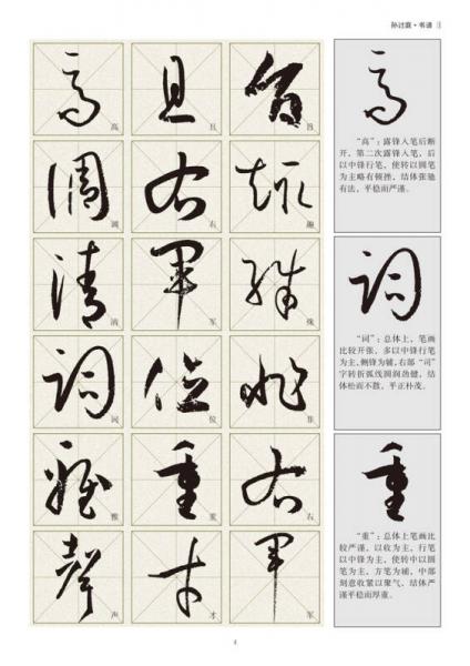 历代名家碑帖临习技法精解：孙过庭草书临习技法精解（下卷）