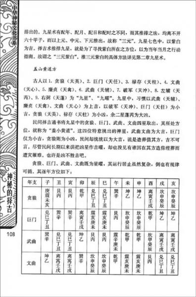 神秘的择吉：传统求吉心理及习俗研究