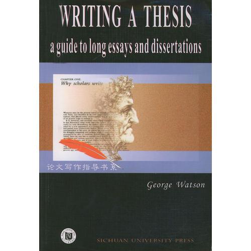 Writing a thesis :a guide to long essays and dissertations