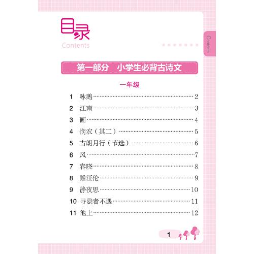 128开小学语文必背古诗文考点速记