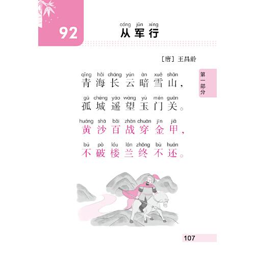 128开小学语文必背古诗文考点速记