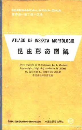 昆虫形态图解.世界语—拉丁语—汉语
