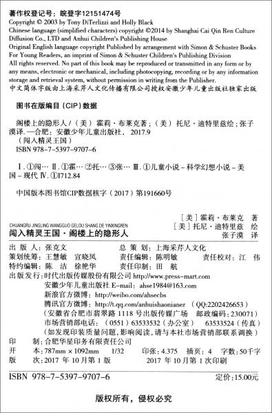 闯入精灵王国1：阁楼上的隐形人