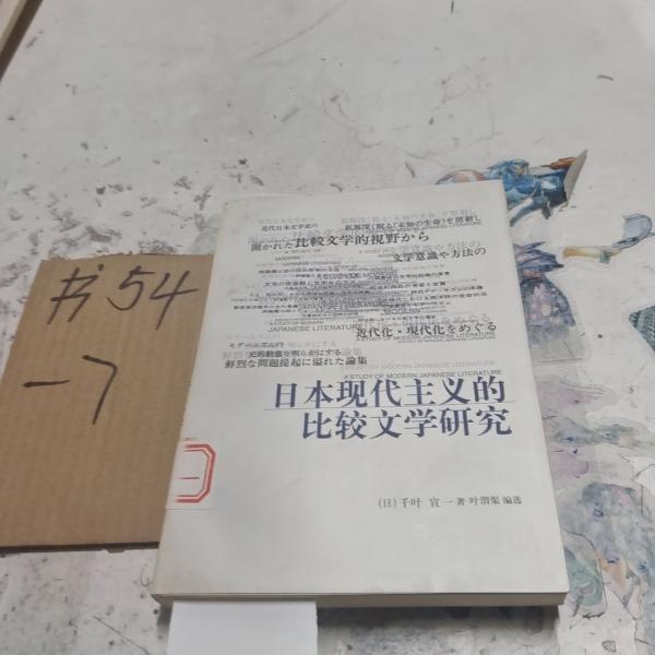 日本現(xiàn)代主義的比較文學(xué)研究