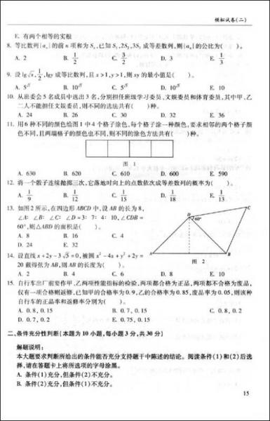 考试名家指导·2010MBA、MPA、MPAcc 联考模拟试卷系列：综合能力分册
