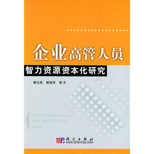 企業(yè)高管人員智力資源資本化研究