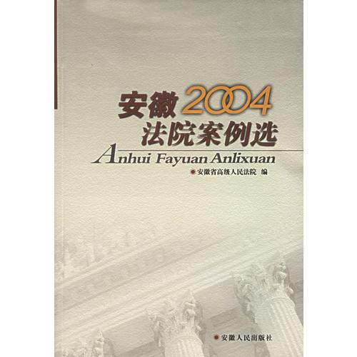 安徽2004法院案例選