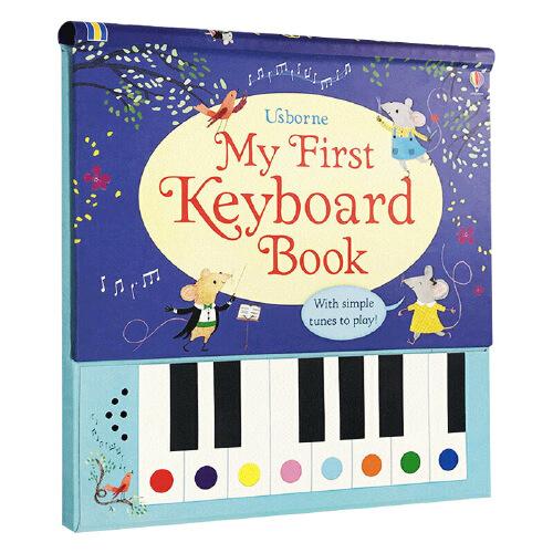 英文原版繪本 My First Keyboard Book 樂器發(fā)音書 我的首本鋼琴書 音樂啟蒙 專屬旋律節(jié)奏DIY 四種和弦