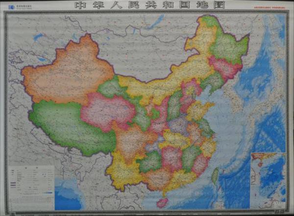 1:360万中华人民共和国地图