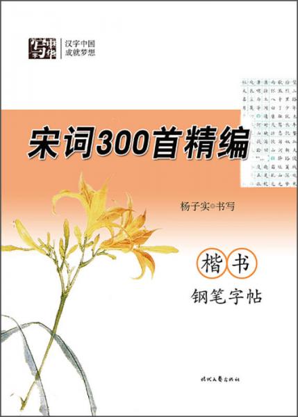 杨子实 宋词300首精编 楷书钢笔字帖