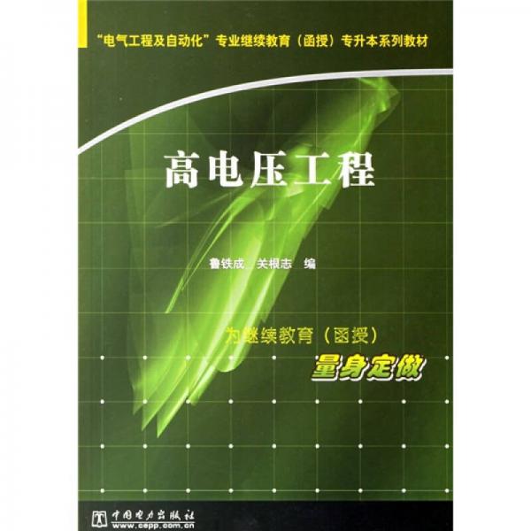 電氣工程及其自動(dòng)化專業(yè)繼續(xù)教育（函授）專升本系列教材：高電壓工程