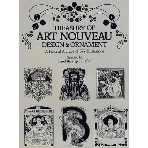 最新艺术设计和装饰宝库/Treasury of Art Nouveau Design & Ornament