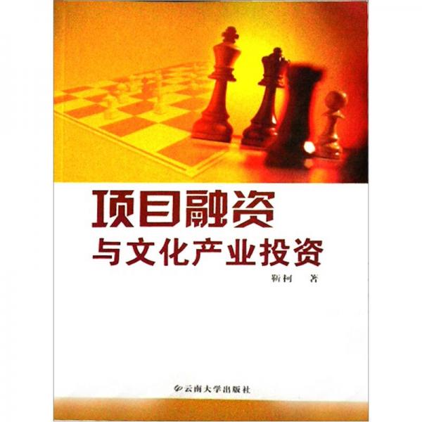 項(xiàng)目融資與文化產(chǎn)業(yè)投資