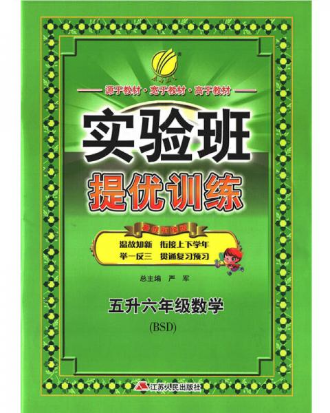 春雨教育·2017实验班提优训练暑假衔接版 五升六年级 数学 小学 北师大版