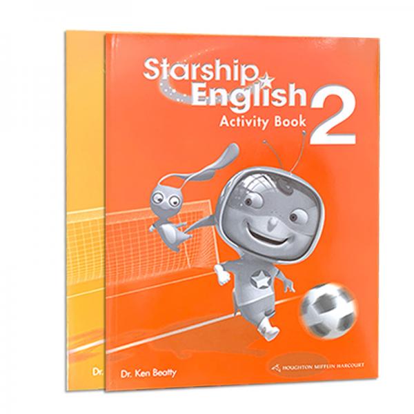 星空英语+外星兔子访地球国际英语家庭教育系列图书2级1书+1练习册+CD