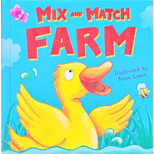 Mix & Match Farm(Board Book with Split pages)农场（翻翻书）