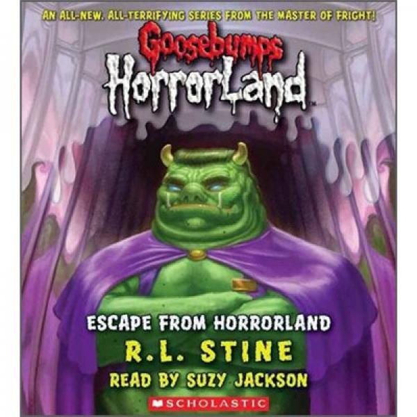 Escape from Horrorland   Audio CD  鸡皮疙瘩惊恐乐园系列：逃离惊恐乐园 CD