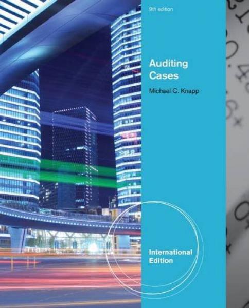 Auditing Cases，International Edition[審計(jì)學(xué)案例]