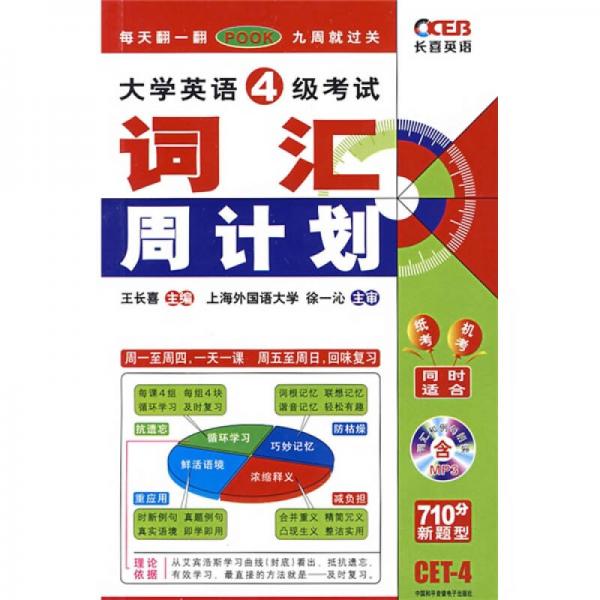 長(zhǎng)喜英語(yǔ)：大學(xué)英語(yǔ)4級(jí)考試詞匯周計(jì)劃