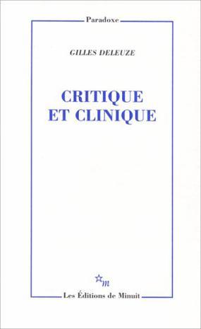 Critique et Clinique