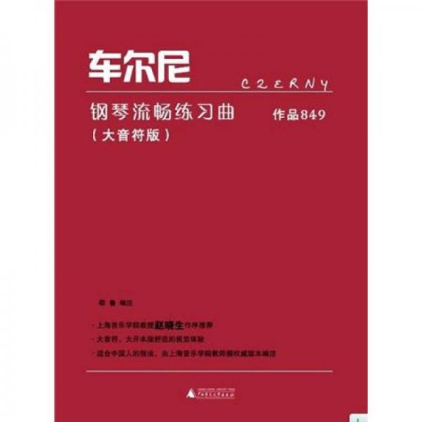 车尔尼钢琴流畅练习曲·作品849（大音符版）