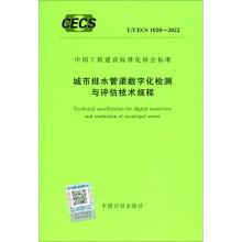 T/CECS 1028-2022 城市排水管渠數字化檢測與評估技術規(guī)程