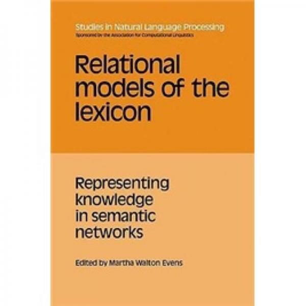 Relational Models of the Lexicon