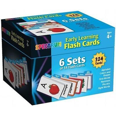 EarlyLearningFlashCardsFlashCards:6Setsof54FlashCard