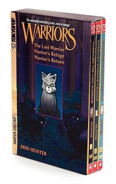 Warriors Manga Box Set: Graystripe's Adventure[猫武士漫画：灰条三部曲合集]