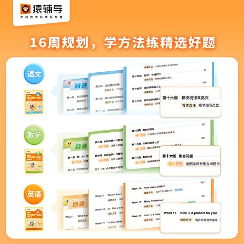 猿辅导周末提优一本通2023年秋季新版小学数学人教版同步练习册每日一练 五年级上册