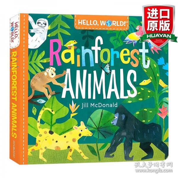 英文原版 Hello, World! Rainforest Animals 你好科學小世界 
