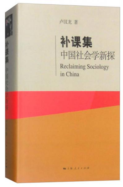 补课集：中国社会学新探