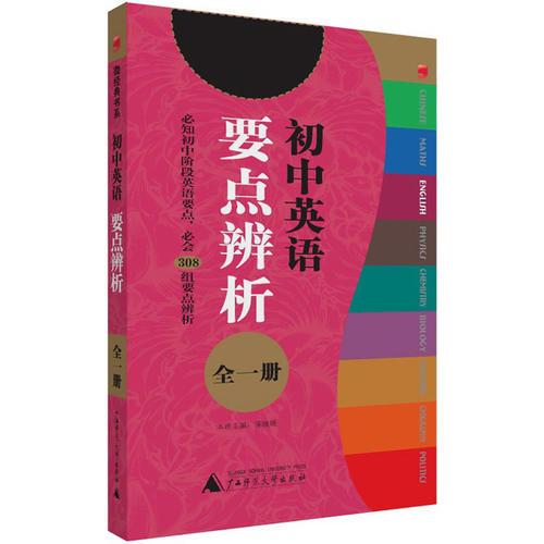 2013微经典．初中英语要点辨析·全一册