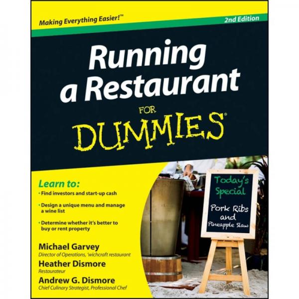 Running a Restaurant For Dummies, 2nd Edition