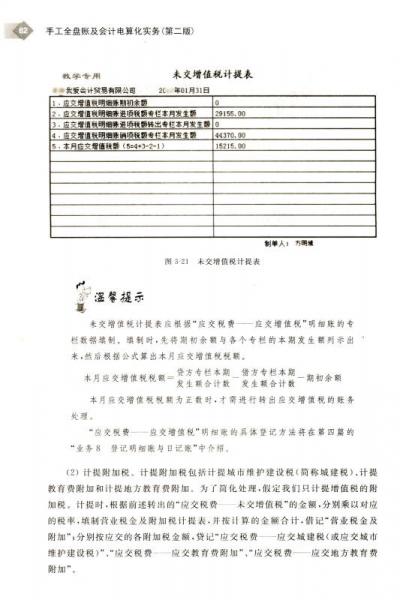 手工全盘账及会计电算化实务/全国职业院校会计专业全真实训教材