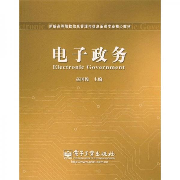 新编高等院校信息管理与信息系统专业核心教材：电子政务