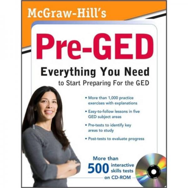 McGraw-Hill's Pre-GED with CD-ROM