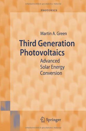 Third Generation Photovoltaics