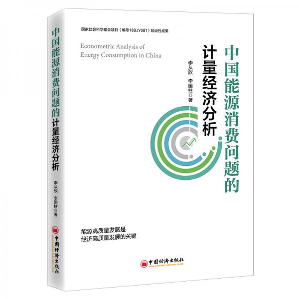 中国能源消费问题的计量经济分析应用经济计量经济学经济分析