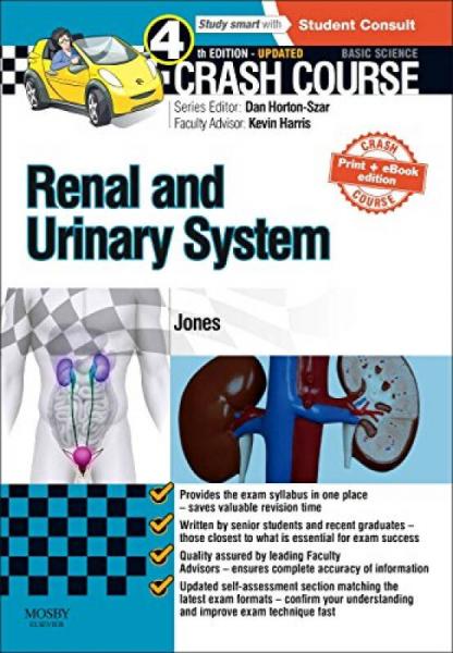 Crash Course Renal and Urinary System Updated Print + eBook edition, 4e