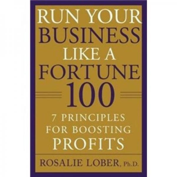 Run Your Business Like A Fortune 100[象财富那样经商：促进盈利的7原则]