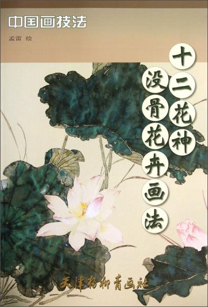 十二花神沒骨花卉畫法