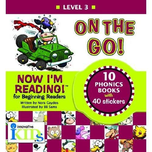 Now I'm Reading!Level 3: On the Go!我的第一套自然拼读故事书-第3级:忙个不停 (10本书+40张贴画)